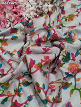 KcPc New Royal Foil Print Saree Crafted in Soft Pashmina Silk FabricSTR