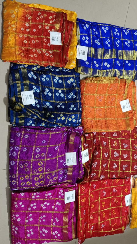 KcPc Traditional Ghatchola Bandhani Art Silk Dupatta