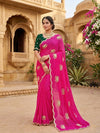 KcPc Premium Leheriya Style Pure Georgette Saree Designed for Royal Wedding Look TIR
