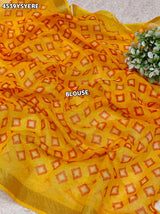 KcPc Premium Cotton Silk Sarees with Elegant Mirror Work GAN