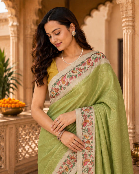 KcPc Royal Designer Saree with Rich Zari Weaving and Elegant Finish  VJT