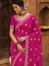 KcPc Premium Bandhani Sarees Crafted for CelebrationsSANJU