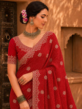 KcPc Traditional Bandhani Sarees with Beautiful Piton WorkSANJU