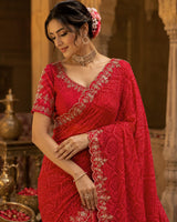 KcPc Traditional Bandhani Sarees for Festive CelebrationsBAL