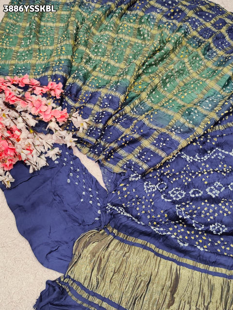KcPc Premium Gaji Silk Bandhani Saree Collection
