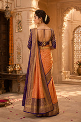 KcPc New Elegant Banarasi Style Saree in Premium Katan Tissue Silk AST