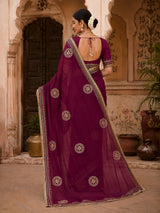KcPc Premium Georgette Sarees with Elegant Gotapatti MHS
