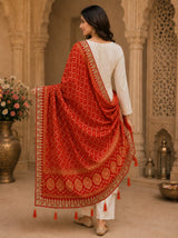 KcPc Royal Khaddi Georgette Embroidered Banarasi DupattaSAS