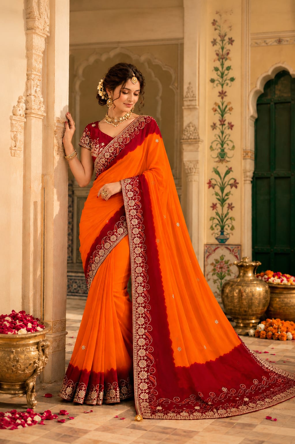 KcPc Luxury Georgette Sarees for Festive Wear NPR