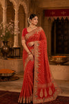 KcPc Luxury Georgette Saree with Heavy EmbroideryTUF