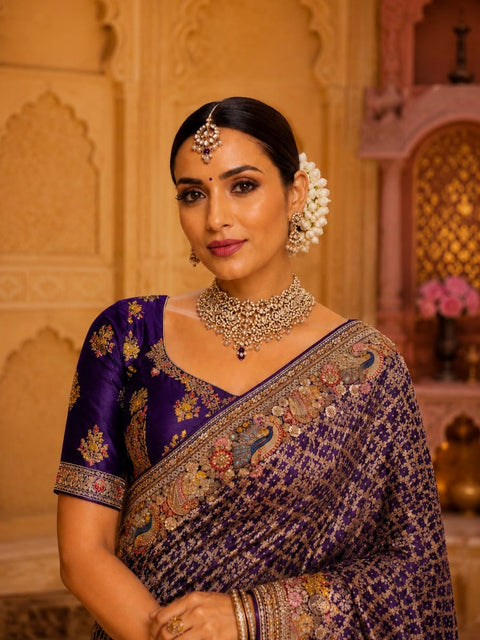 KcPc Premium Georgette Banarasi Festive Wear Sarees   TUF