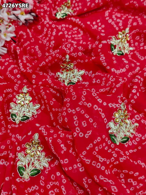 KcPc Premium Gotapatti Handwork Georgette Sarees    KDN