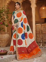 KcPc Premium Georgette Bandhani Festive Wear Sarees KDN