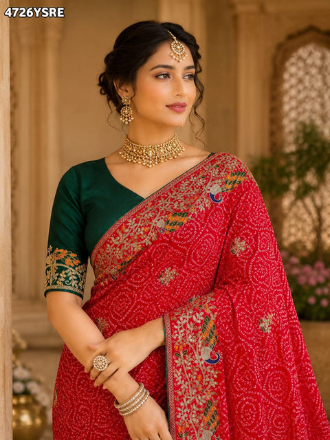 KcPc Premium Gotapatti Handwork Georgette Sarees    KDN