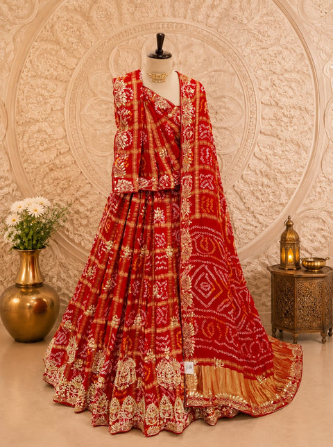 KcPc New Premium Pure Gaji Silk Lehengas for Traditional Elegance  RGC