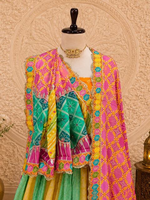 KcPc Crepe Silk Lehengas Featuring Stylish Prints and Beautiful Cutdana Detailing  BHUTA