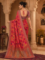 KcPc Luxury Banarasi Designer Saree with Heavy Embroidery WorkRB