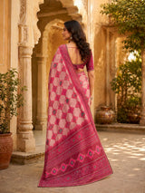 KcPc New Premium Kalamkari Style Cotton Saree for Elegant Casual Wear