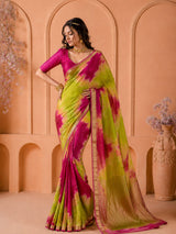 KcPc Premium Cotton Silk Banarasi Saree with Zari BorderGAN