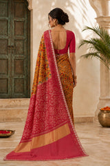 KcPc Premium Printed Gaji Silk Saree For Special OccasionsSAM
