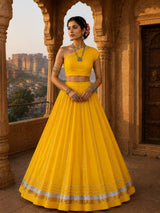 KcPc New Cotton Silk Gota Work Lehenga Traditional Festive StyleSSB