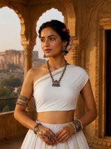 KcPc New Cotton Silk Festive Lehenga with Traditional Gota Work SSB