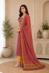 KcPc Beautiful Bandhani Suits for Special OccasionsKML