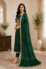 KcPc Exclusive Modal Silk Bandhani Suit CollectionKML