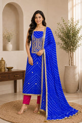 KcPc Traditional Modal Silk Suits Crafted with EleganceKML