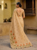 KcPc Elegant Tissue Silk Sarees with Traditional Tari WorkGAN
