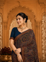 KcPc Designer Georgette Sarees with Kashida Stone WorkSHD