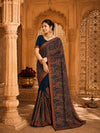 KcPc Designer Georgette Sarees with Kashida Stone WorkSHD