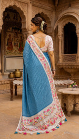 KcPc New Banarasi Style Soft Tussar Silk Saree For Festive Wear VJT