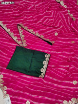 KcPc Beautiful Leheriya Style Georgette SareesPDM