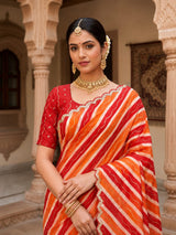 KcPc Premium Silk Saree with Elegant Ethnic Fashion Look