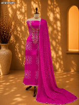 KcPc Modal Silk Bandhani Salwar Suit with Gotapatti WorkJITEN