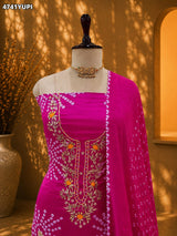 KcPc Modal Silk Bandhani Salwar Suit with Gotapatti WorkJITEN