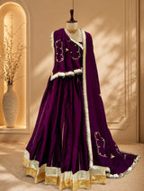 KcPc Royal Wedding Wear Lehenga Crafted in Soft Gaji Silk FabricGOR