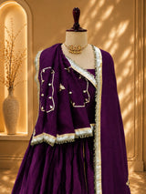 KcPc Royal Wedding Wear Lehenga Crafted in Soft Gaji Silk FabricGOR