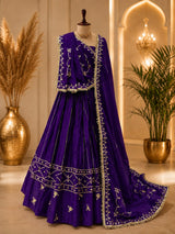 KcPc Royal Look Gaji Silk Lehenga with Gotapatti Embellishment RGC