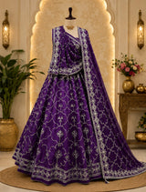 KcPc Designer Festive Lehenga in HO Silk with Gota Patti WorkGOR