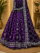 KcPc Designer Festive Lehenga in HO Silk with Gota Patti WorkGOR