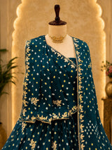 KcPc Royal Bandhani Modal Silk Lehenga with Rich Cutdana Work BTU