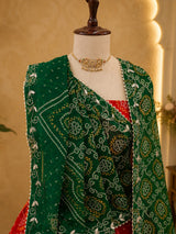KcPc Festive Special Bandhani Style Georgette Lehenga – Cutdana Collection GOR