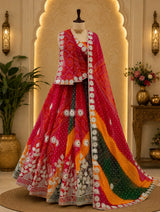 KcPc Graceful Designer Georgette Bandhani Lehenga Collection GOR
