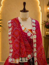 KcPc Graceful Designer Georgette Bandhani Lehenga Collection GOR