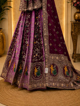 KcPc Royal Dola Silk Banarasi Style Lehenga with Rich Zari Weaving GOR