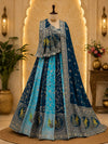 KcPc Premium Banarasi Style Dola Silk Lehenga with Beautiful Zari Work GOR