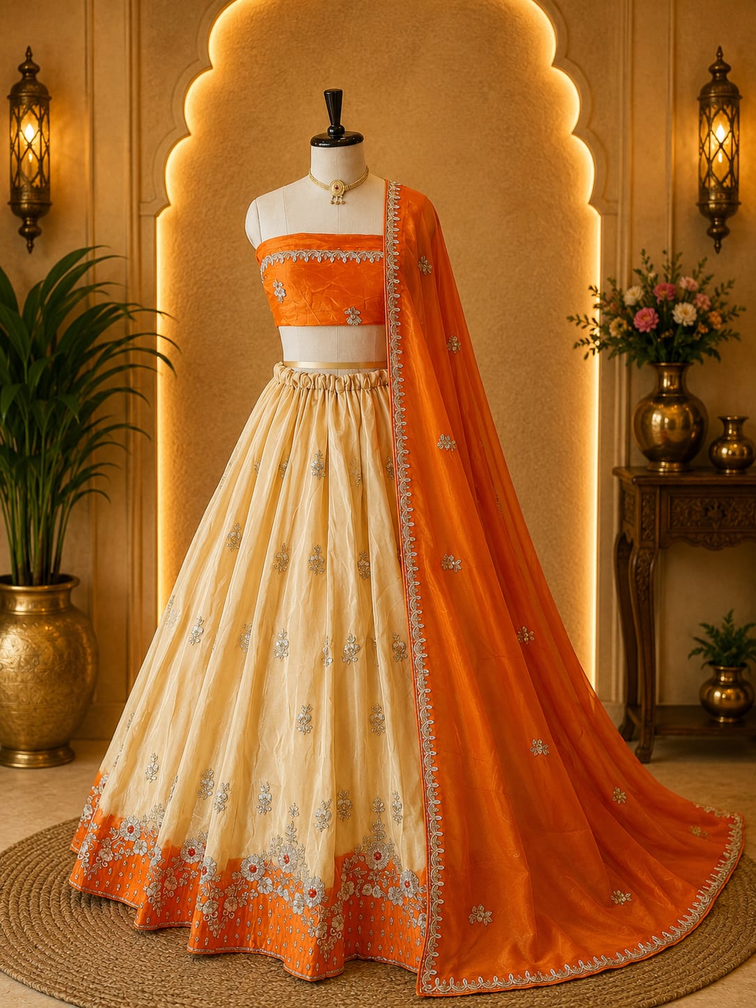 KcPc New Premium HO Silk Designer Style Lehenga VK