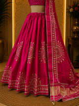 KcPc New Festive Glam Gaji Silk Lehenga with Designer Gotapatti Touch GOR